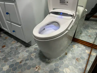 Install bidet during a fixture installation.