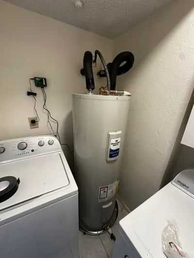 Replace hot water heater during a water heater installation.