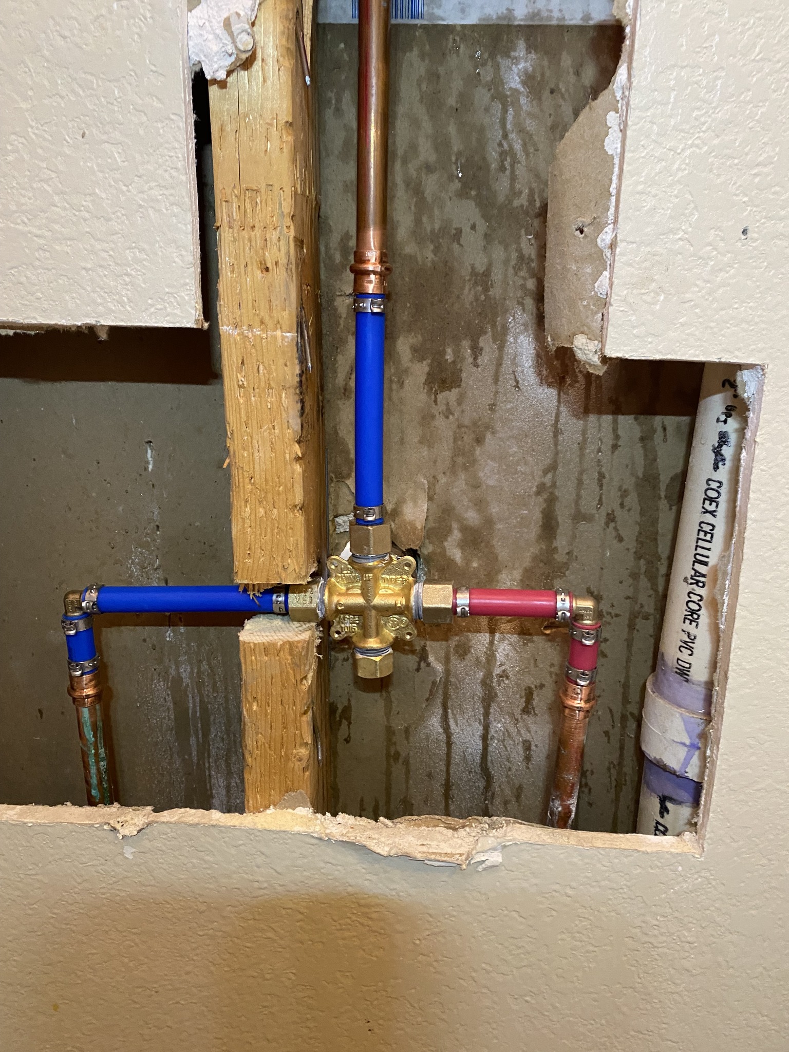 A Craftsman Plumbing technician at work in a customer's home
